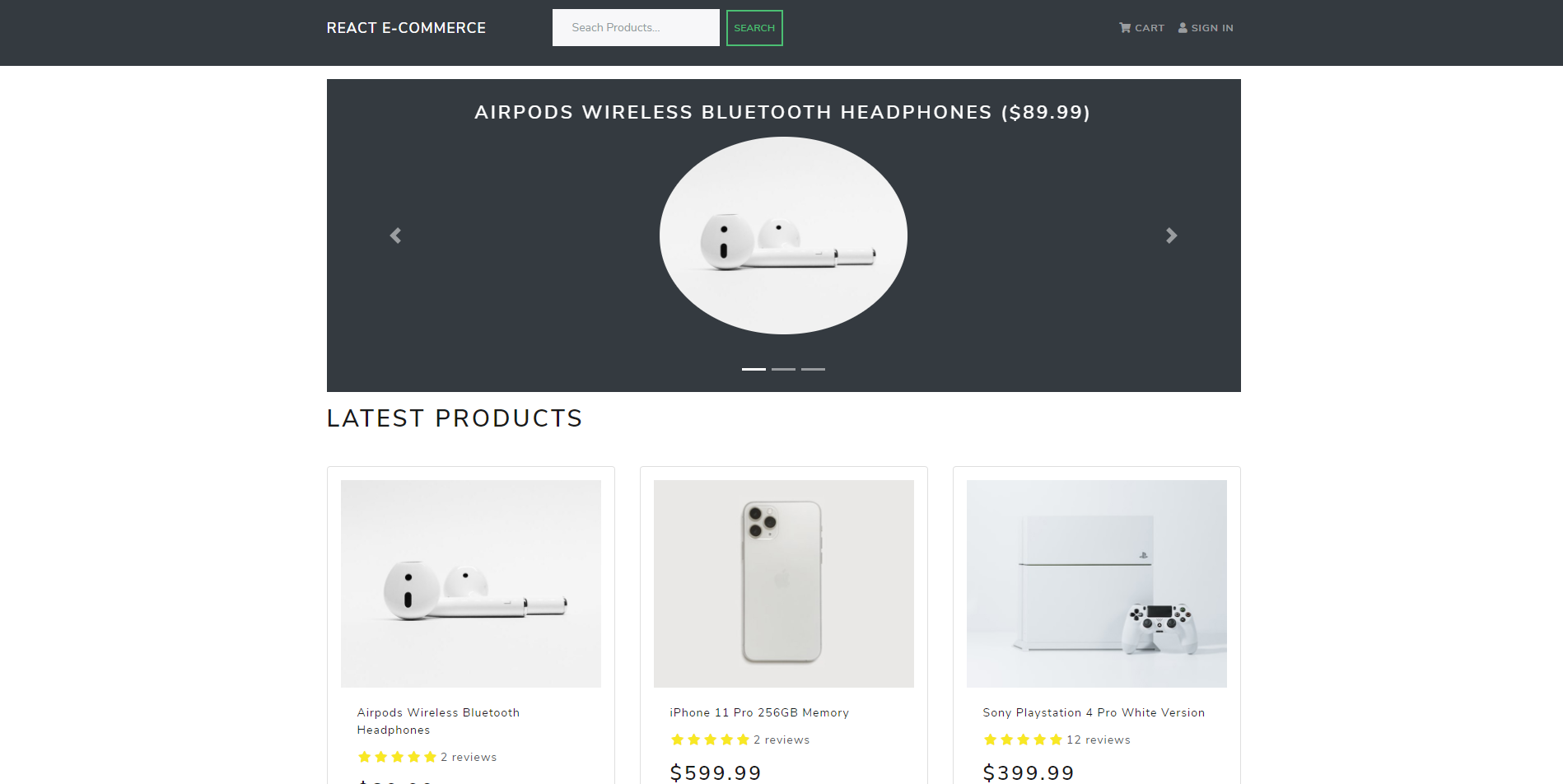 MERN Ecommerce