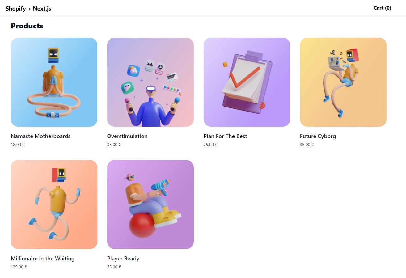 Modern eCommerce - Next.js, Shopify